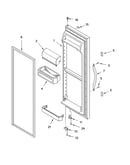 Refrigerator door parts