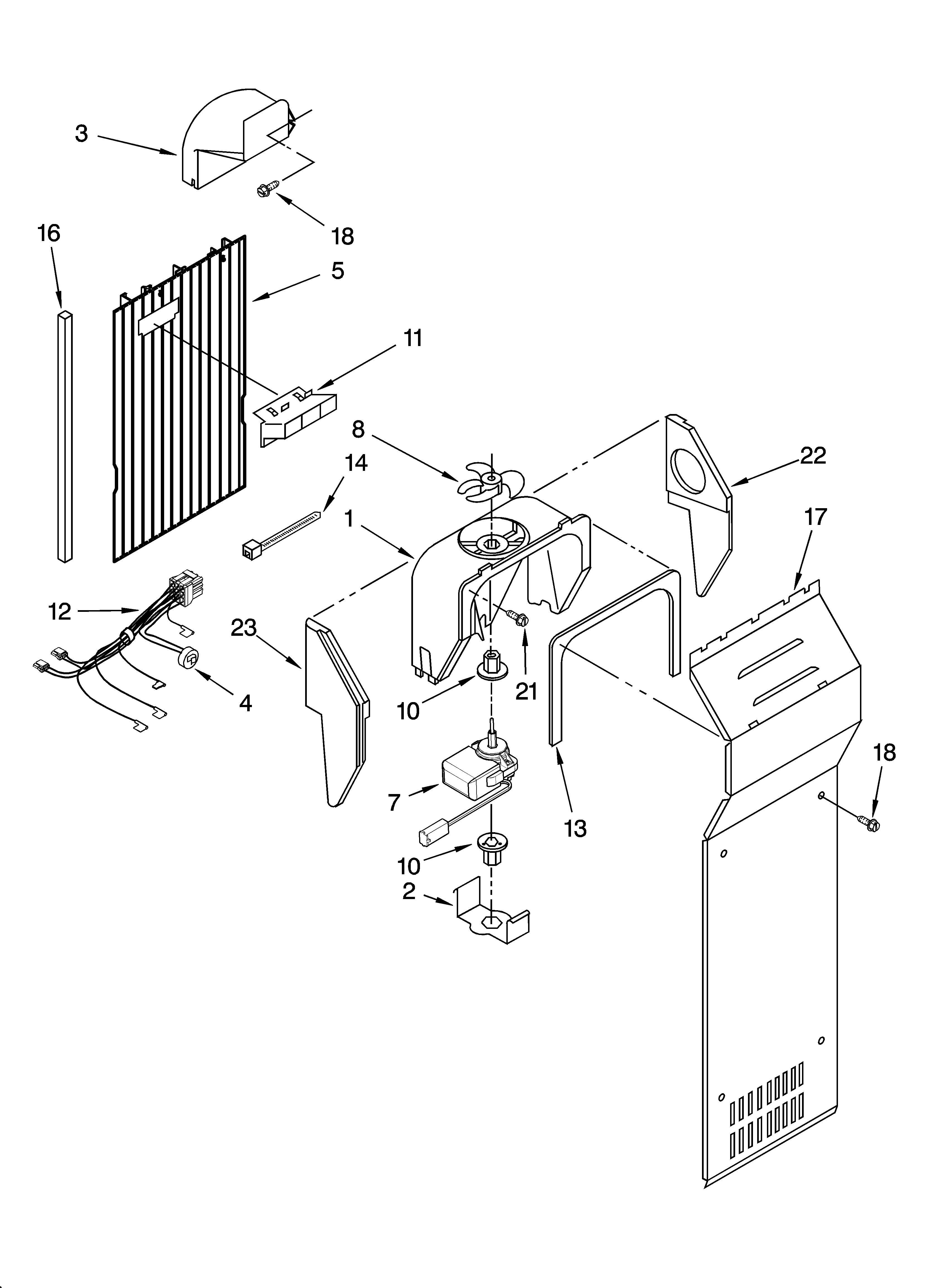 Air flow parts
