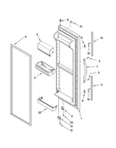 Refrigerator door parts