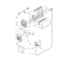 Whirlpool ET1MHMXRT01 icemaker parts diagram
