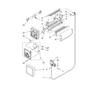 Whirlpool ET1MHMXRQ01 icemaker parts diagram