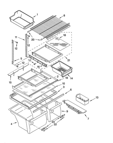 Shelf parts
