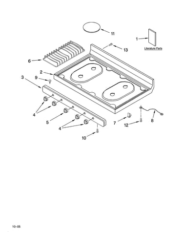 Cooktop parts