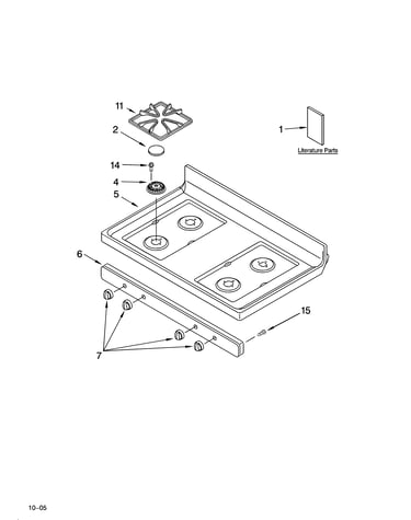 Cooktop parts