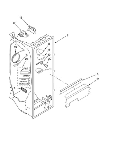 Refrigerator liner parts