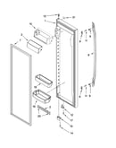 Refrigerator door parts