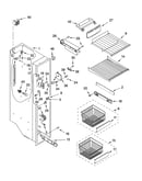 Freezer liner parts
