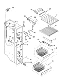 Freezer liner parts
