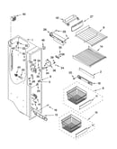 Freezer liner parts