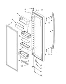 Refrigerator door parts