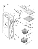 Freezer liner parts