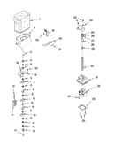 Motor and ice container parts