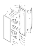 Refrigerator door parts