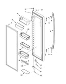 Refrigerator door parts