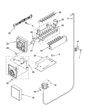 Icemaker parts, optional parts
