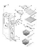 Freezer liner parts