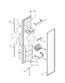 Freezer door parts