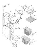 Freezer liner parts