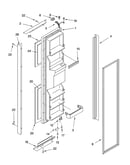 Freezer door parts