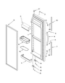 Refrigerator door parts