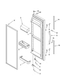 Refrigerator door parts