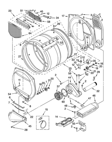 Bulkhead parts, optional parts (not included)