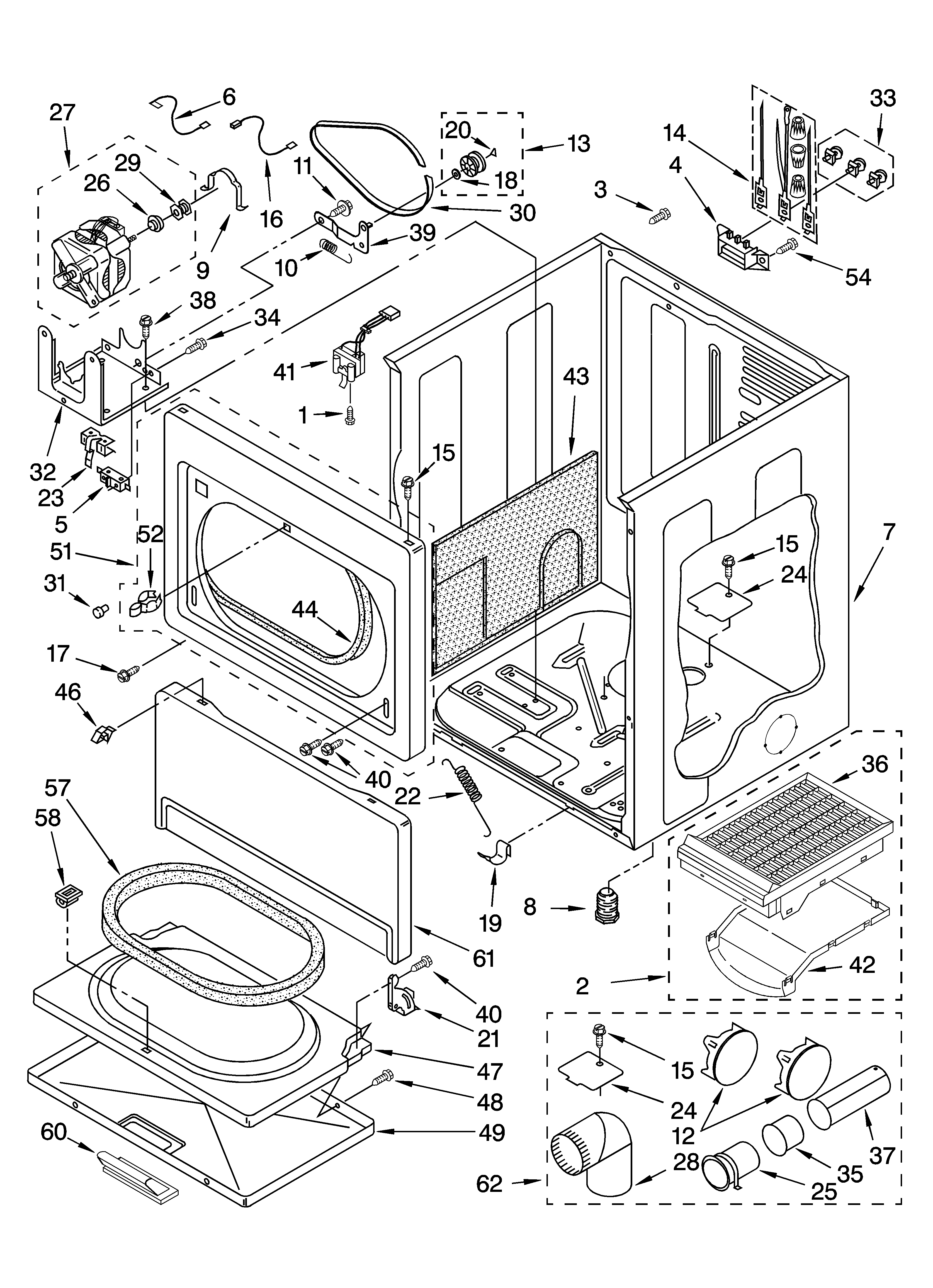 Cabinet parts