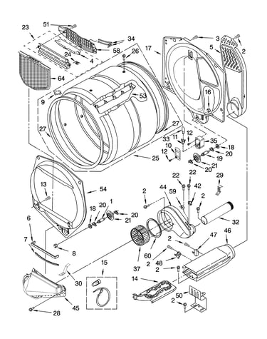Bulkhead parts, optional parts (not included)