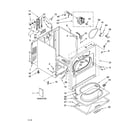 Whirlpool GEW9878PG1 cabinet parts diagram