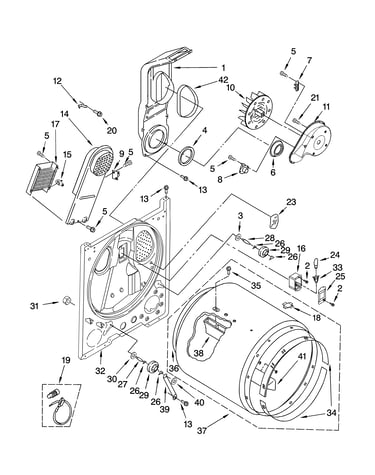Bulkhead parts, optional parts (not included)