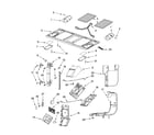 Whirlpool GH5176XPB1 interior and ventilation parts diagram
