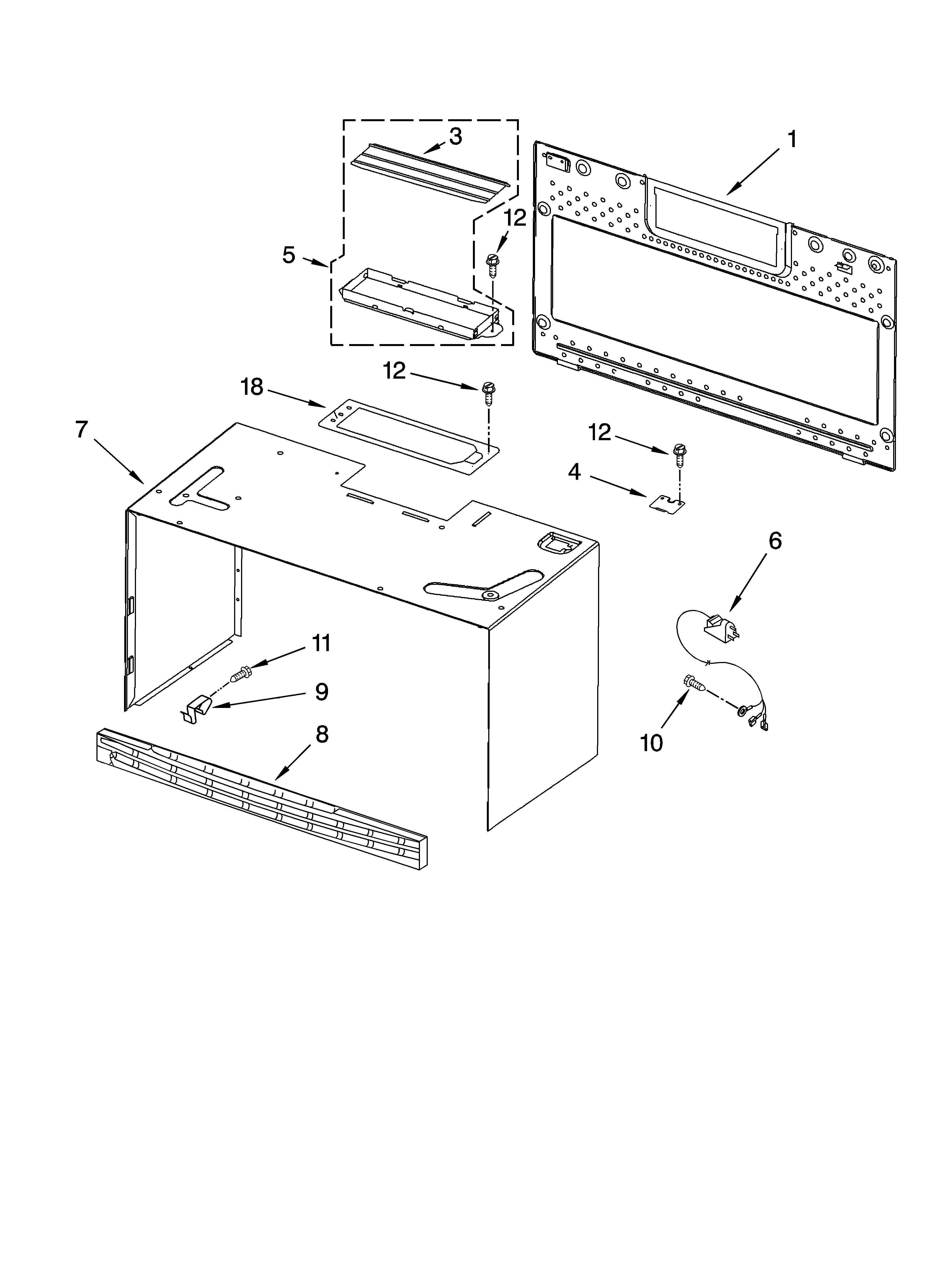 CABINET AND INSTALLATION PARTS