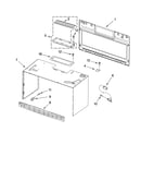 Cabinet and installation parts