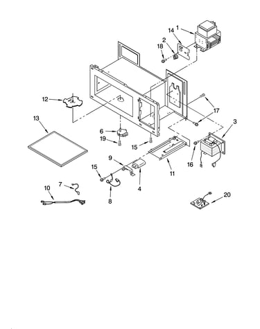 Magnetron and air flow parts
