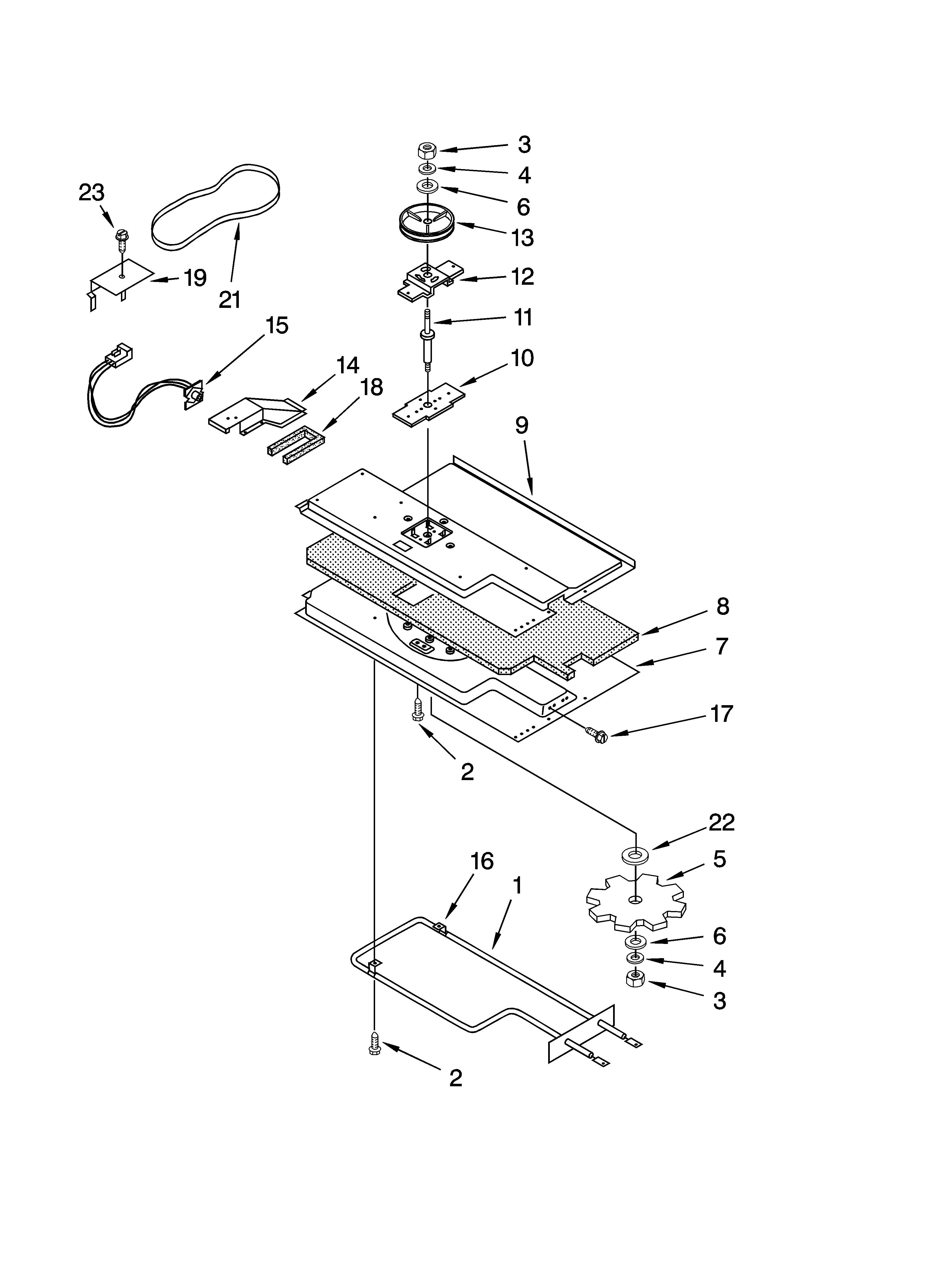 Plate chamber assembly
