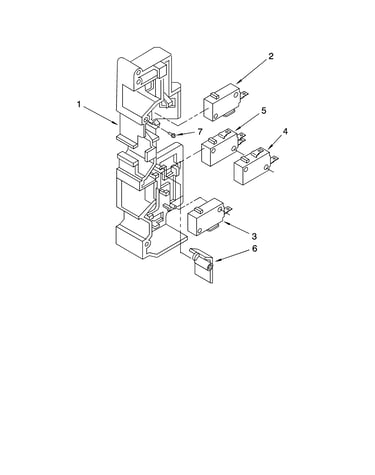 Latch board parts