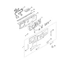 Whirlpool GHW9150PW1 control panel parts diagram