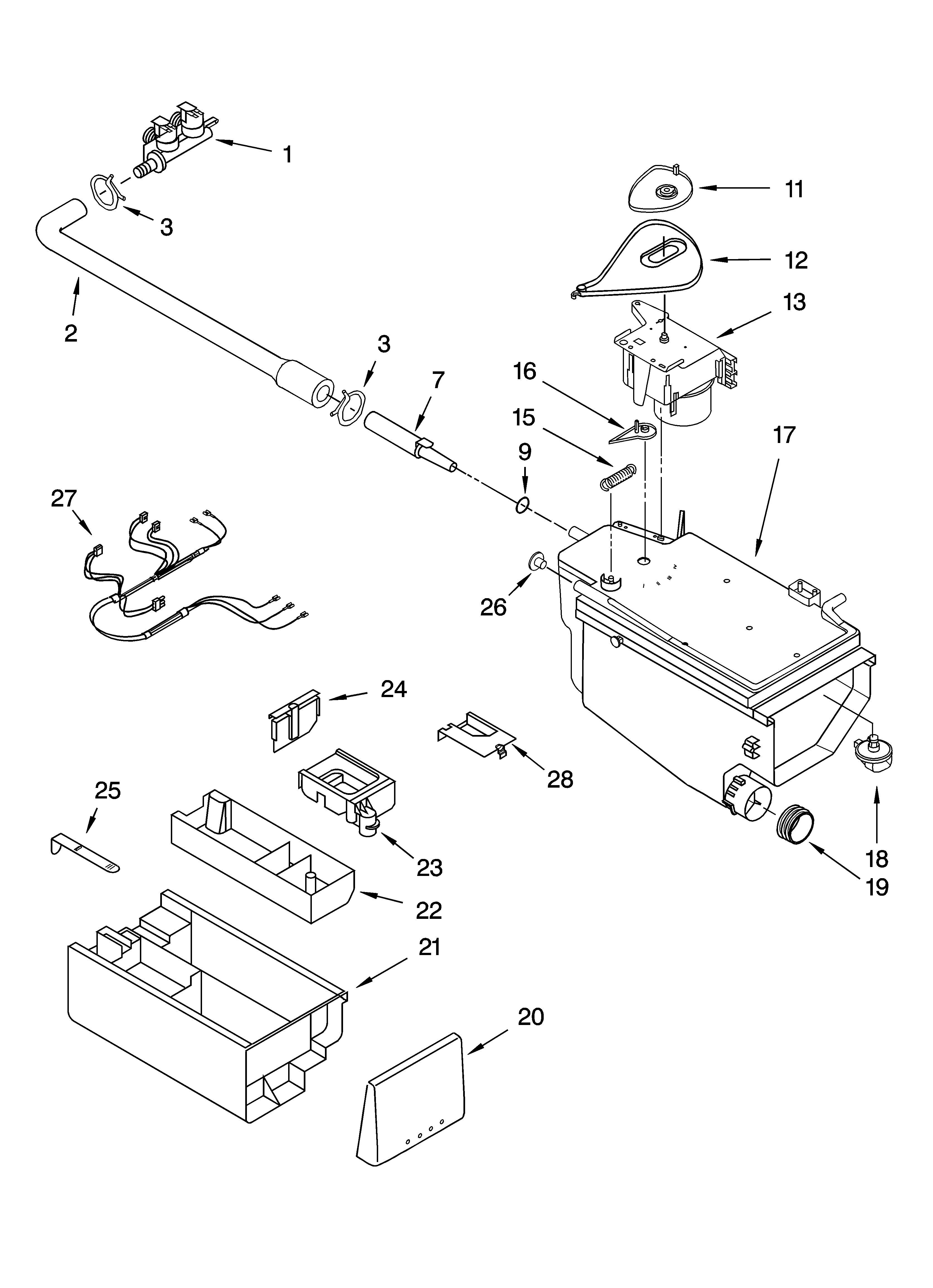 DISPENSER PARTS