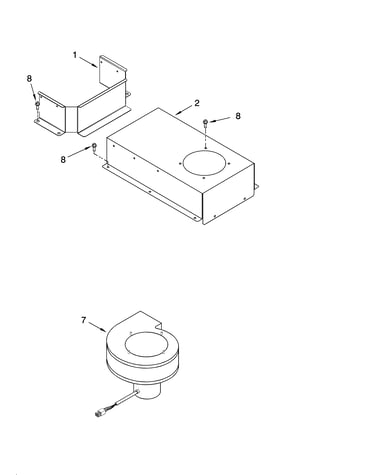 Blower unit parts, optional parts