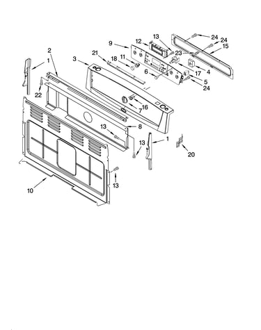 Control panel parts