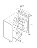 Refrigerator door parts