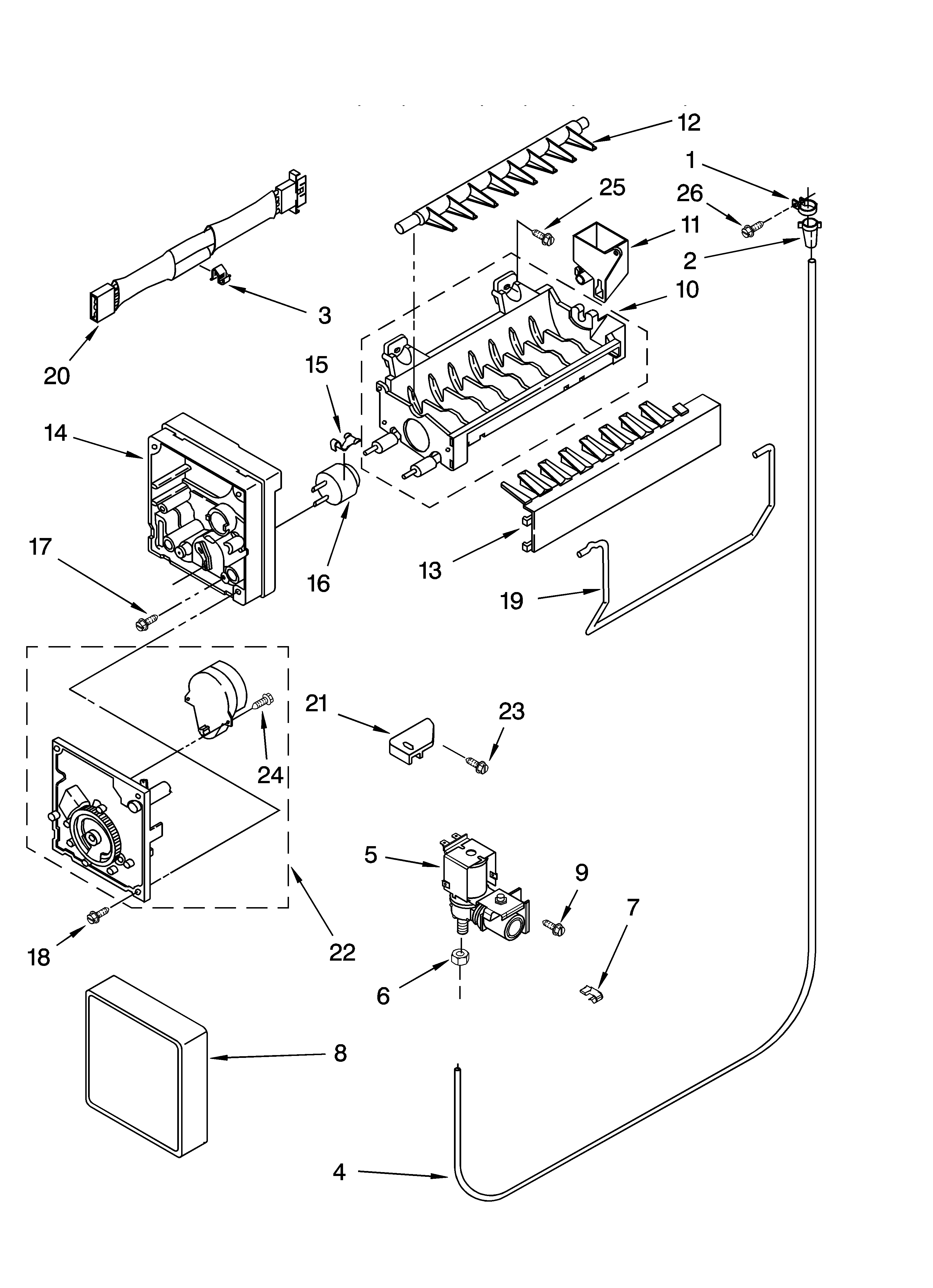 Icemaker parts