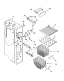 Freezer liner parts