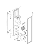 Freezer door parts