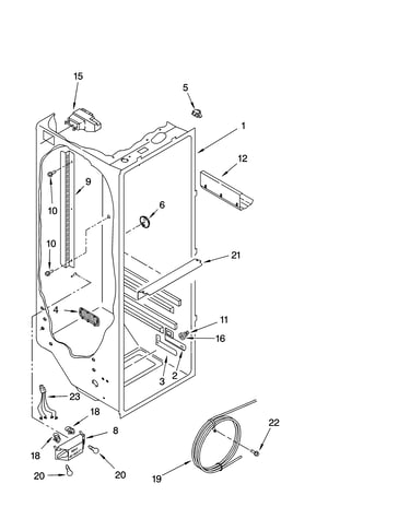 Refrigerator liner parts