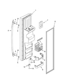 Freezer door parts