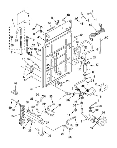 Rear panel parts