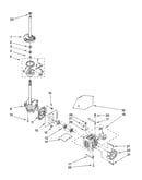 Brake, clutch, gearcase, motor and pump parts