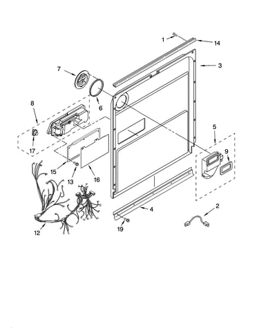Door and latch parts