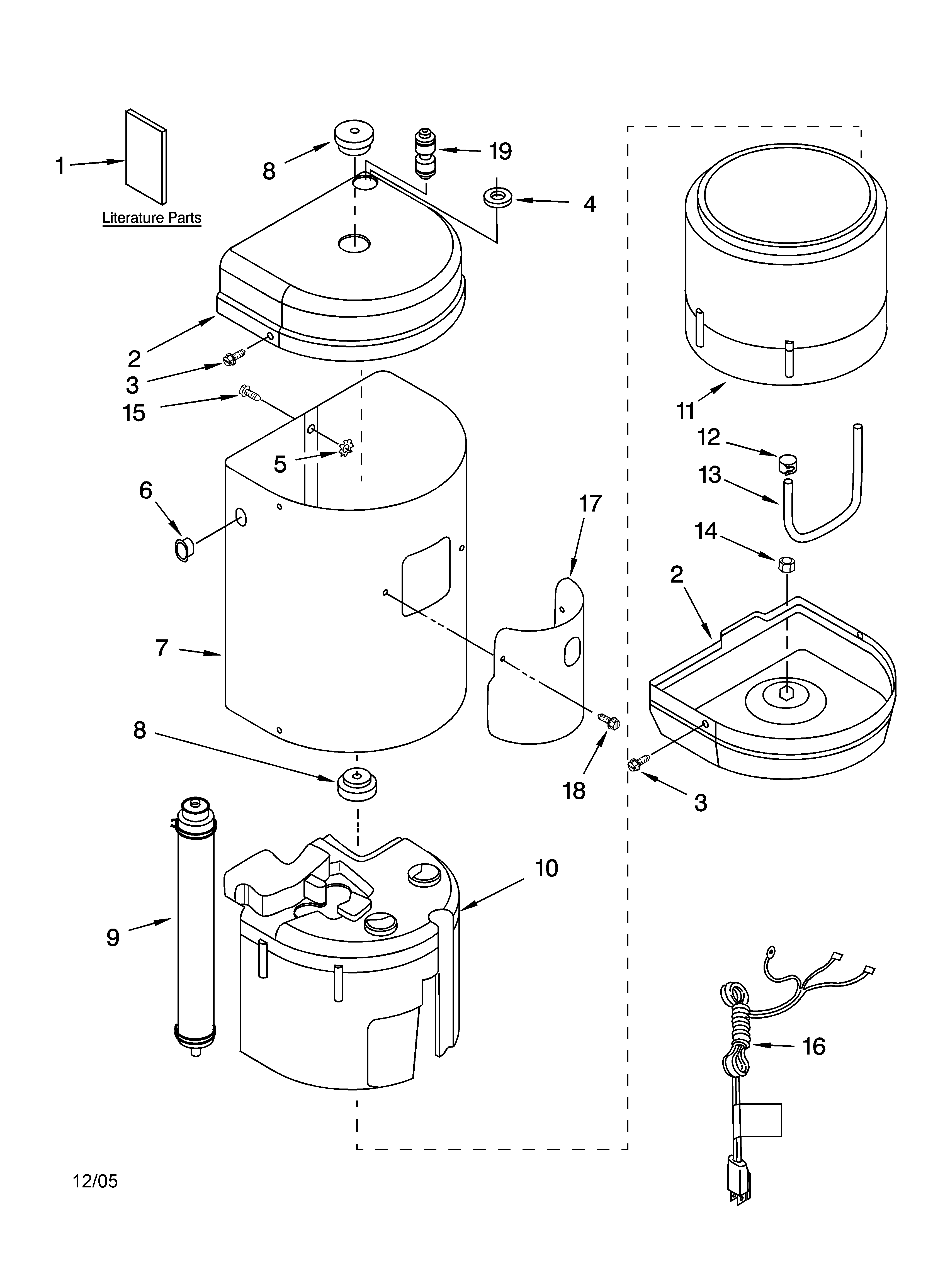 Outer cover & insulation parts